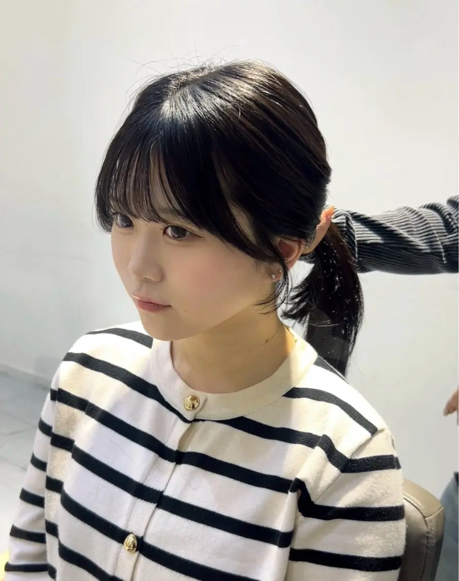 💎梅雨前にオススメ💎カット＋前髪縮毛矯正の写真