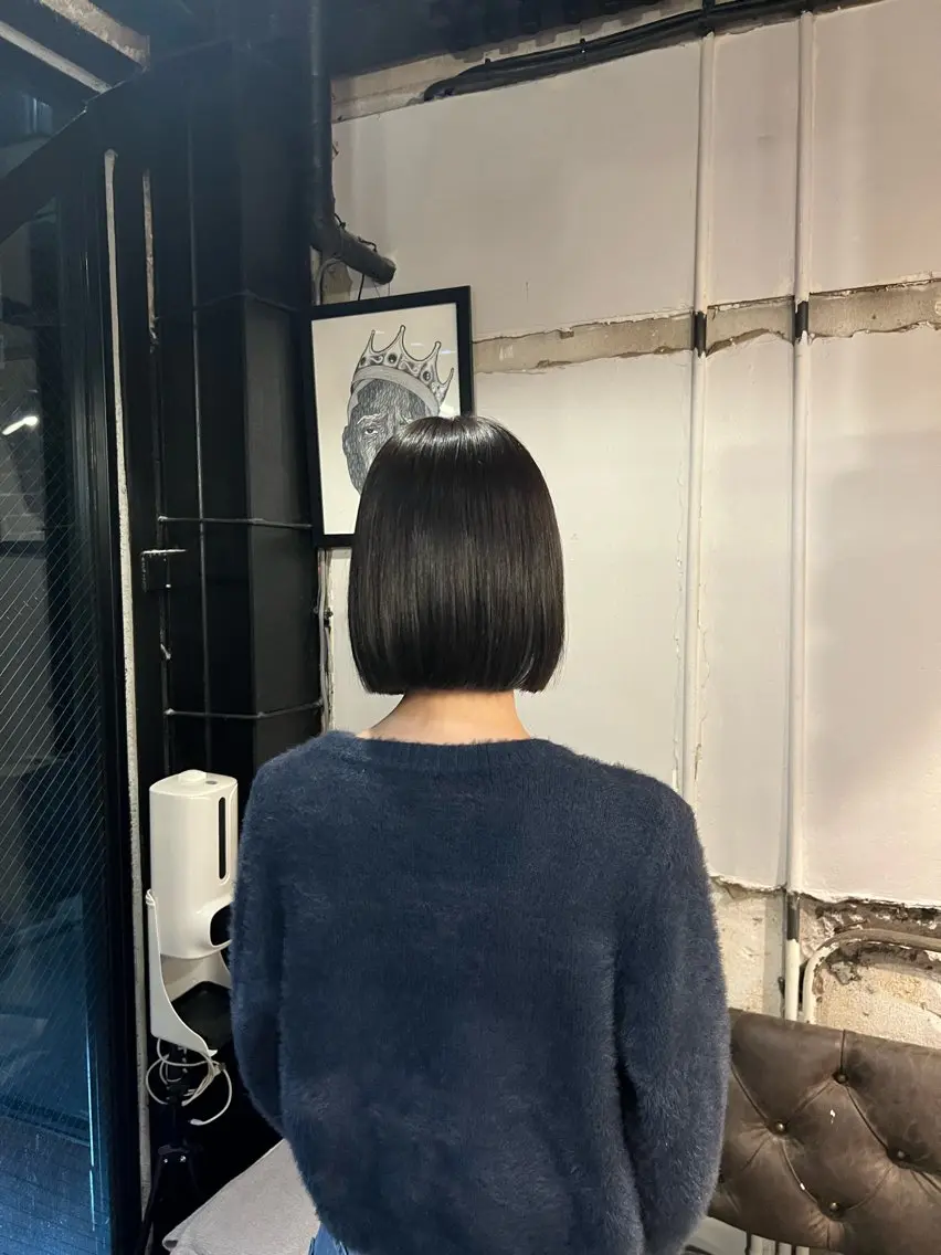 ショート カラー 切りっぱなしボブ ボブ 【完全マンツー 恵比寿】佐藤 翔のヘアスタイル