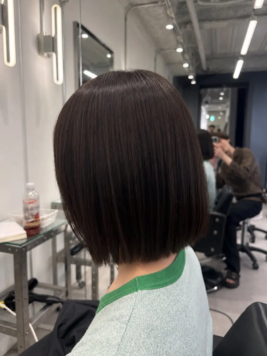 ショート カット 縮毛矯正 トリートメント 冨沢 巧のヘアスタイル