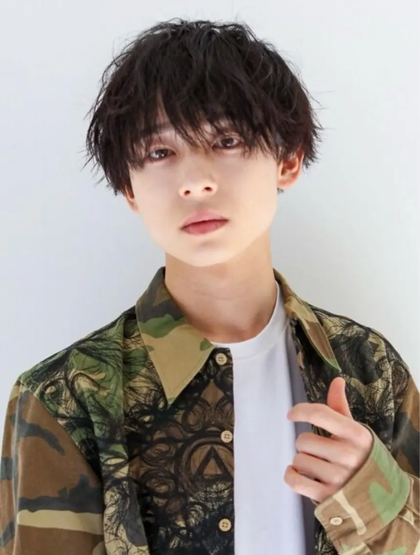 ショート パーマ メンズ ブリ—チ🎨パ—マ 🌿表参道ちえ🌿のヘアスタイル