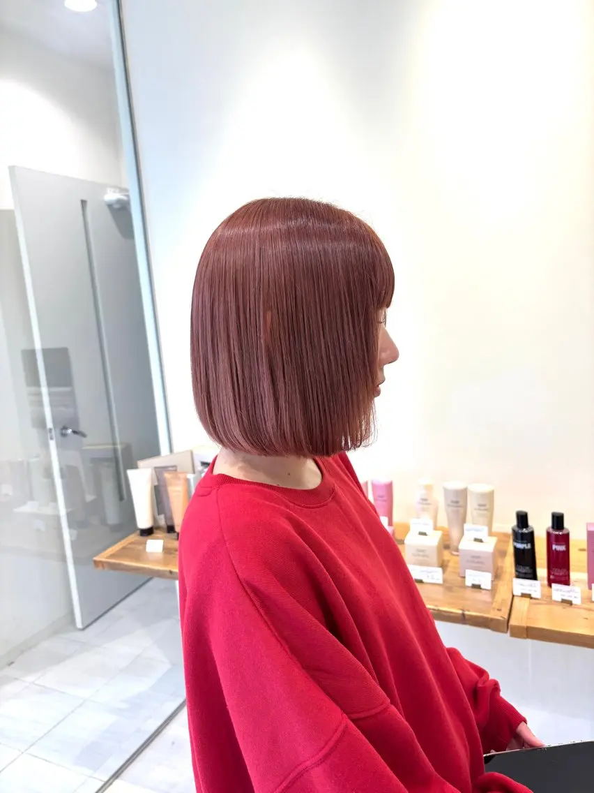 ミディアム ボブ emu minekoのヘアスタイル