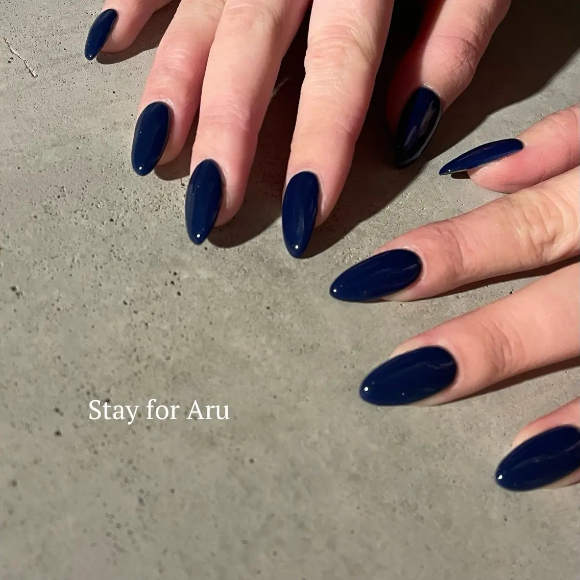 ネイル ワンカラーネイル Aly .のネイルデザイン