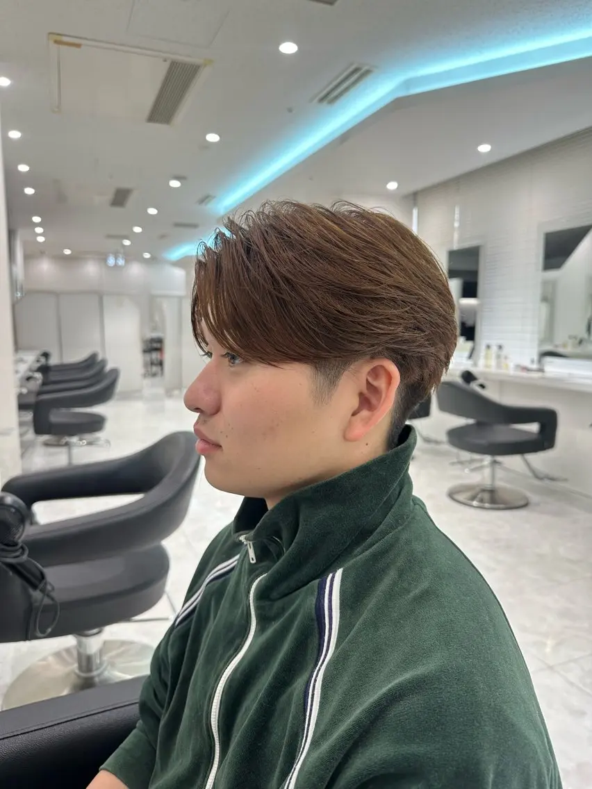 ショート カラー メンズ カット ヘアカラー ヘアセット 🐺韓国風メンズ特化 あさひ🐺のヘアスタイル