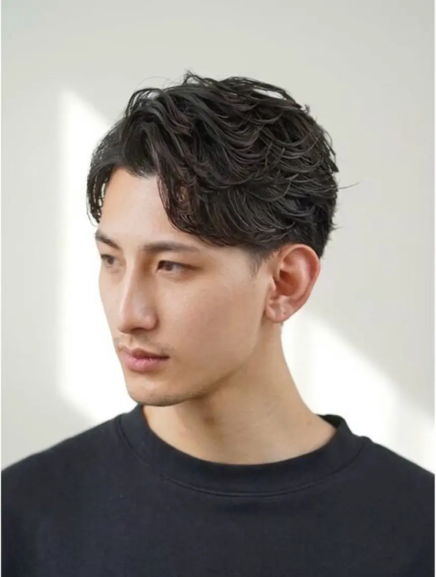 ミディアム パーマ 河邉 眞由香のヘアスタイル