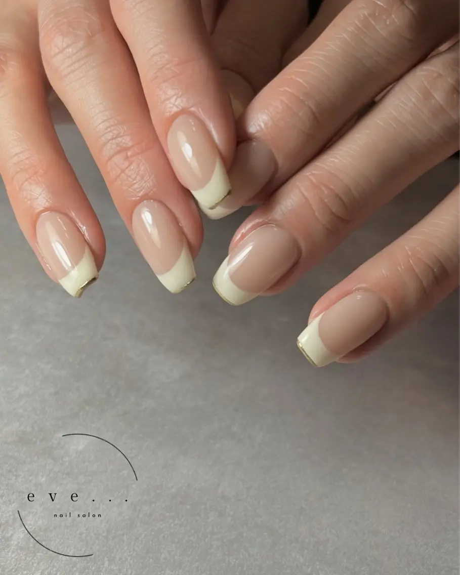 ネイル フレンチネイル ハンドネイル nail salon eve...のネイルデザイン