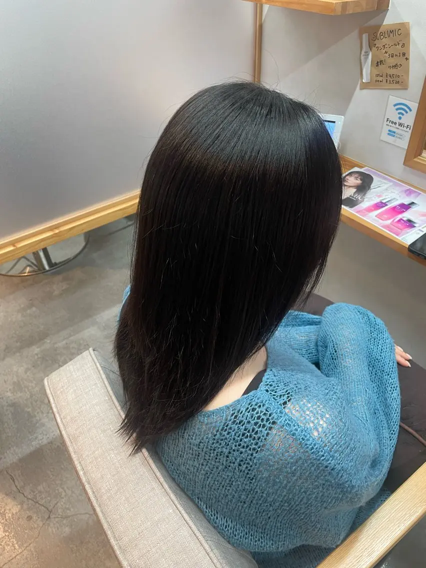ミディアム トリートメント モモ 【髪質改善】のヘアスタイル