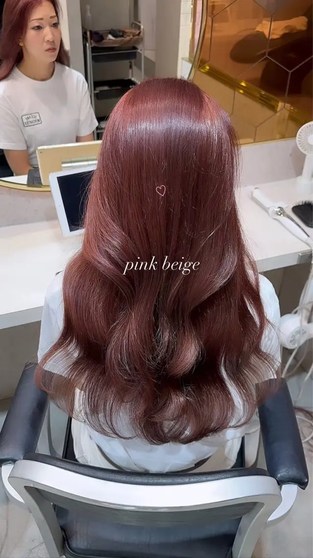 ロング 韓国トレンド💓 阿部あんじゅのヘアスタイル