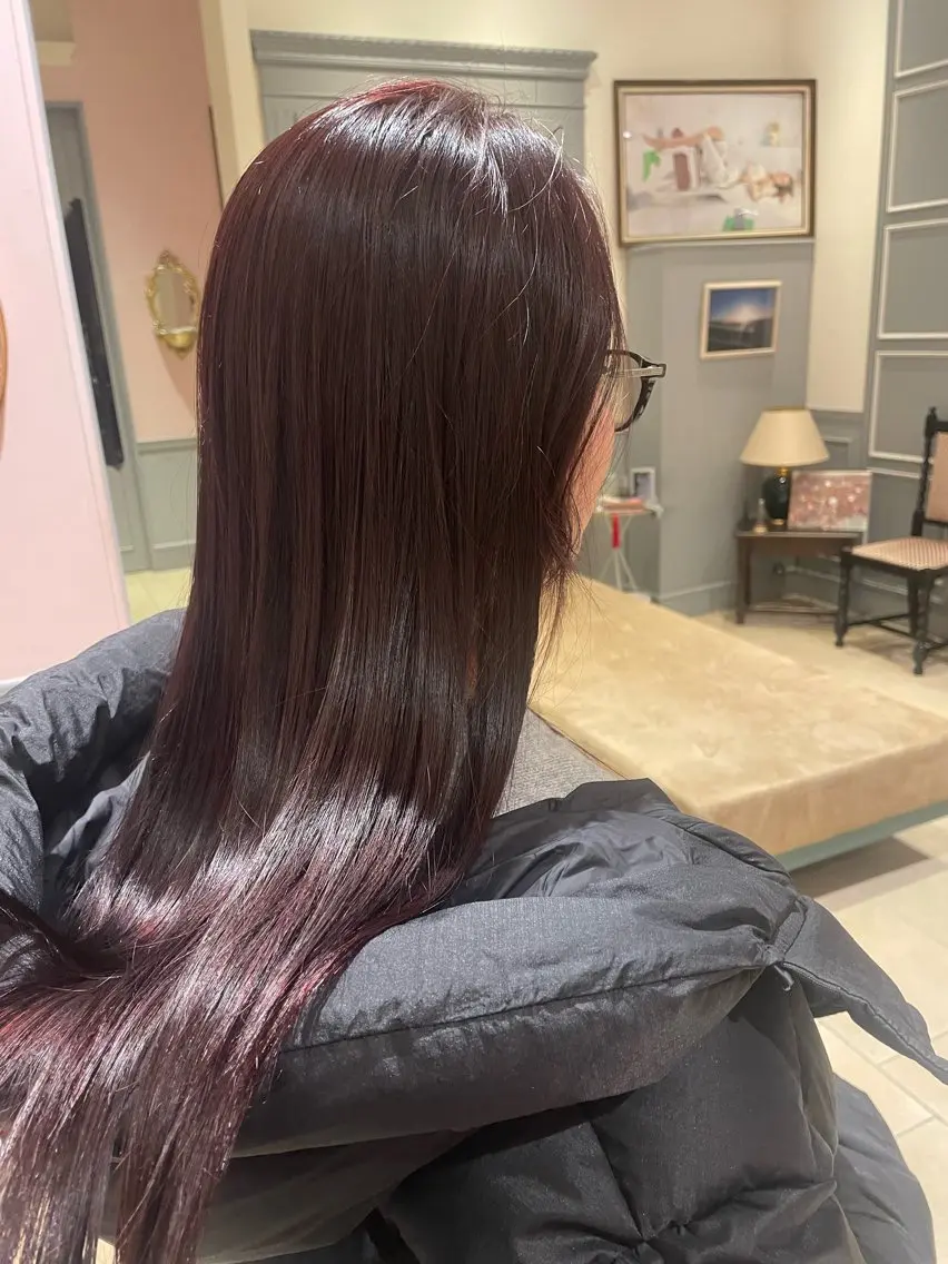カラー カットモデル ヨネダのヘアスタイル