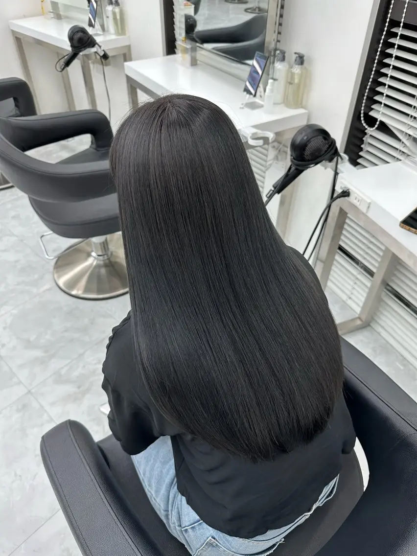 セミロング ヘアカラー トリートメント ヘッドスパ ヘアセット rio🧚🏻‍♀️ 暖色/グレージュのヘアスタイル