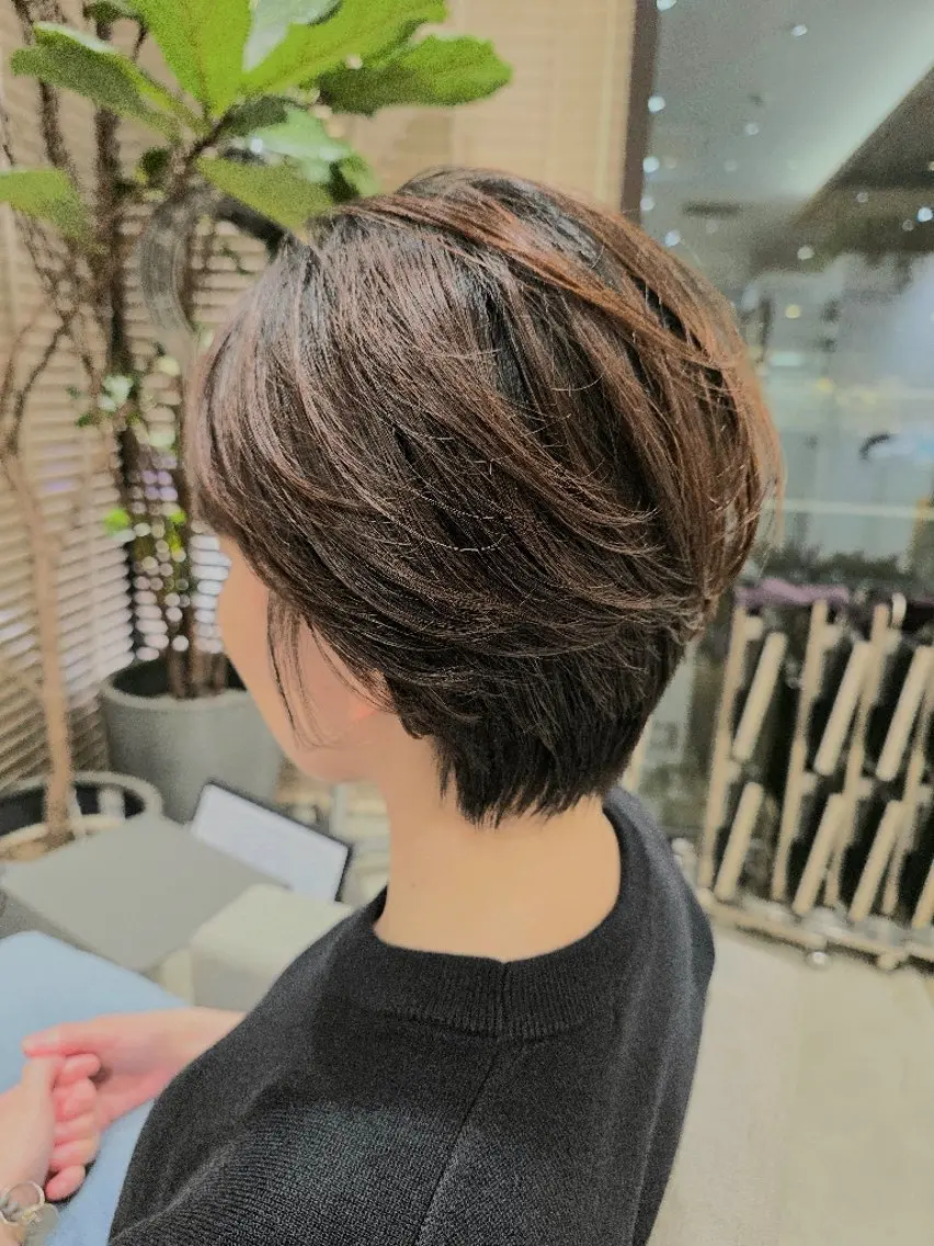 ショート カット トリートメント ✂髪質改善ストレート NO.1 深澤 颯斗のヘアスタイル