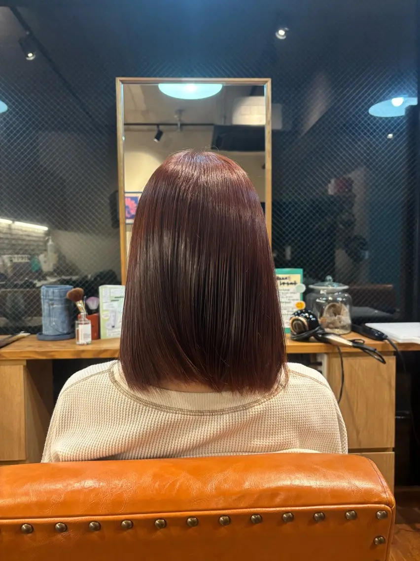 カラー イルミナカラー ヘアカラー 💙Unique💙 すずなのヘアスタイル