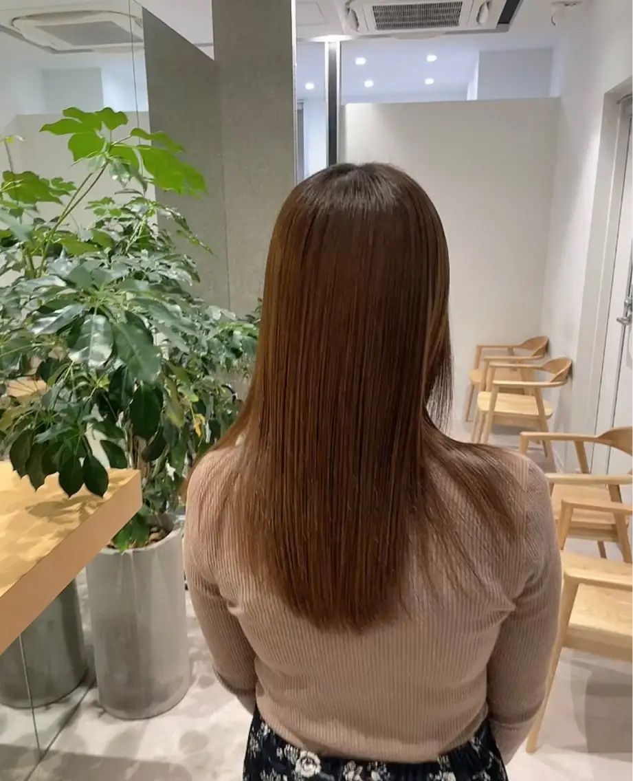 セミロング 髪質改善 トリートメント トリートメント ヘッドスパ 髪質改善ヘアケア 艶髪特化/上田のヘアスタイル