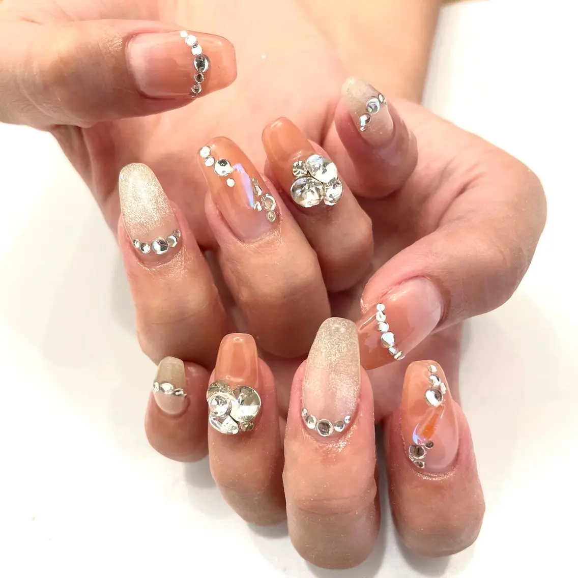 ネイル ハンドネイル Sea  nail by emaのネイルデザイン