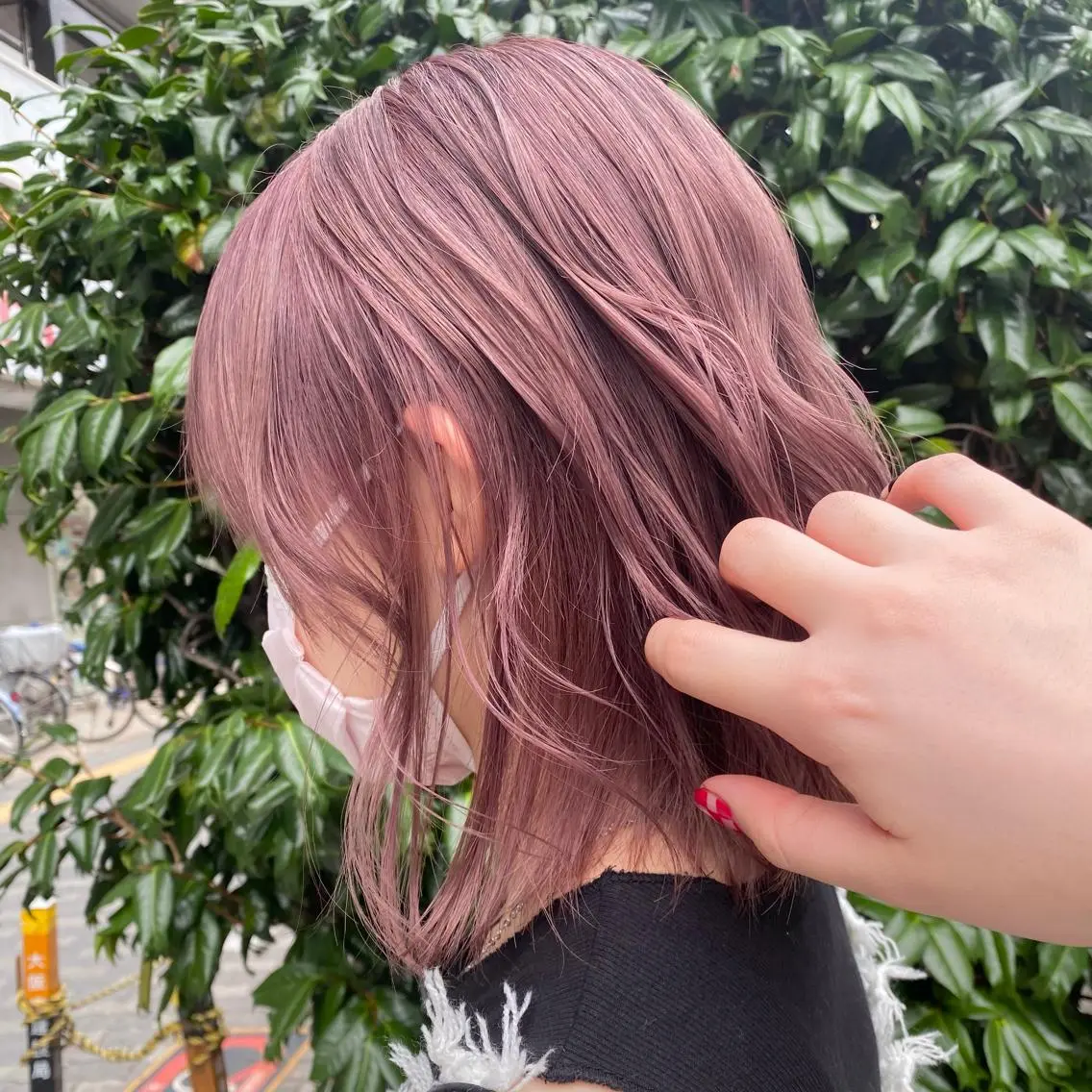 ショート カラー マンツーマン女性 美容師 奏のヘアスタイル