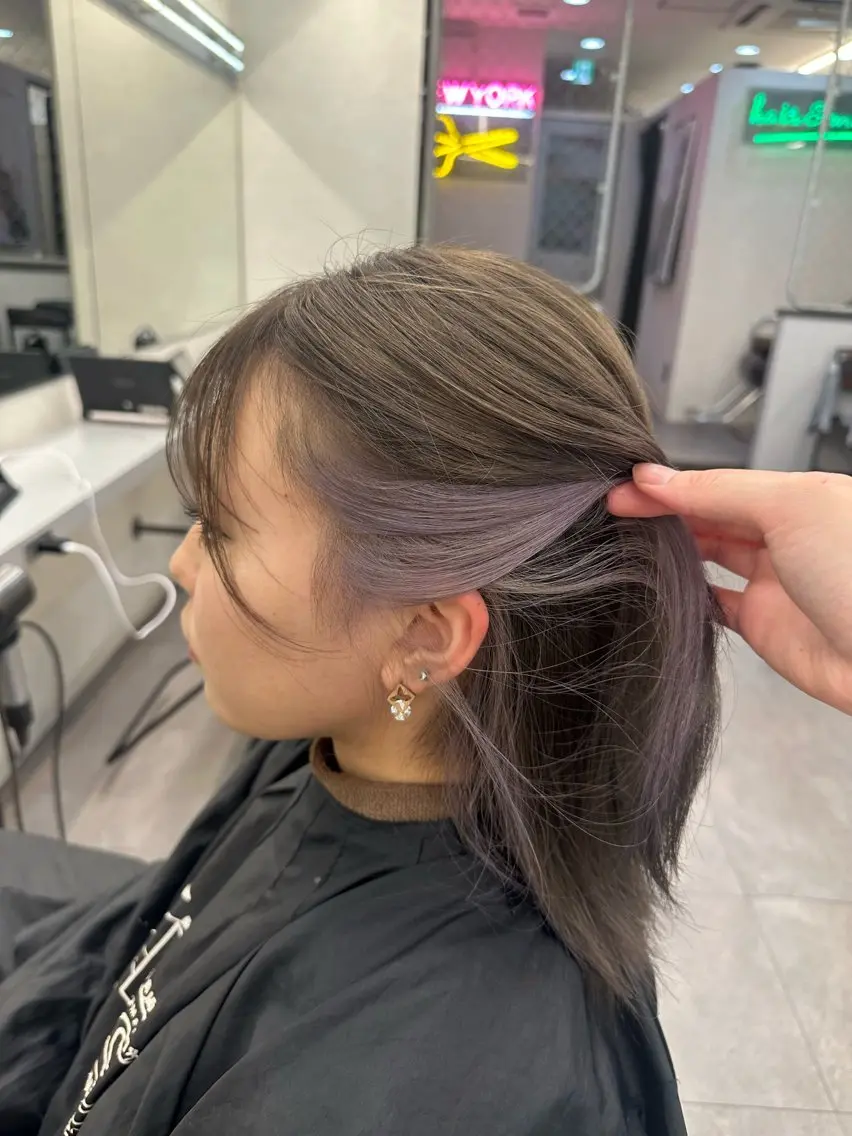 ミディアム ヘアカラー モデル募集 🟡SUMIKAのヘアスタイル