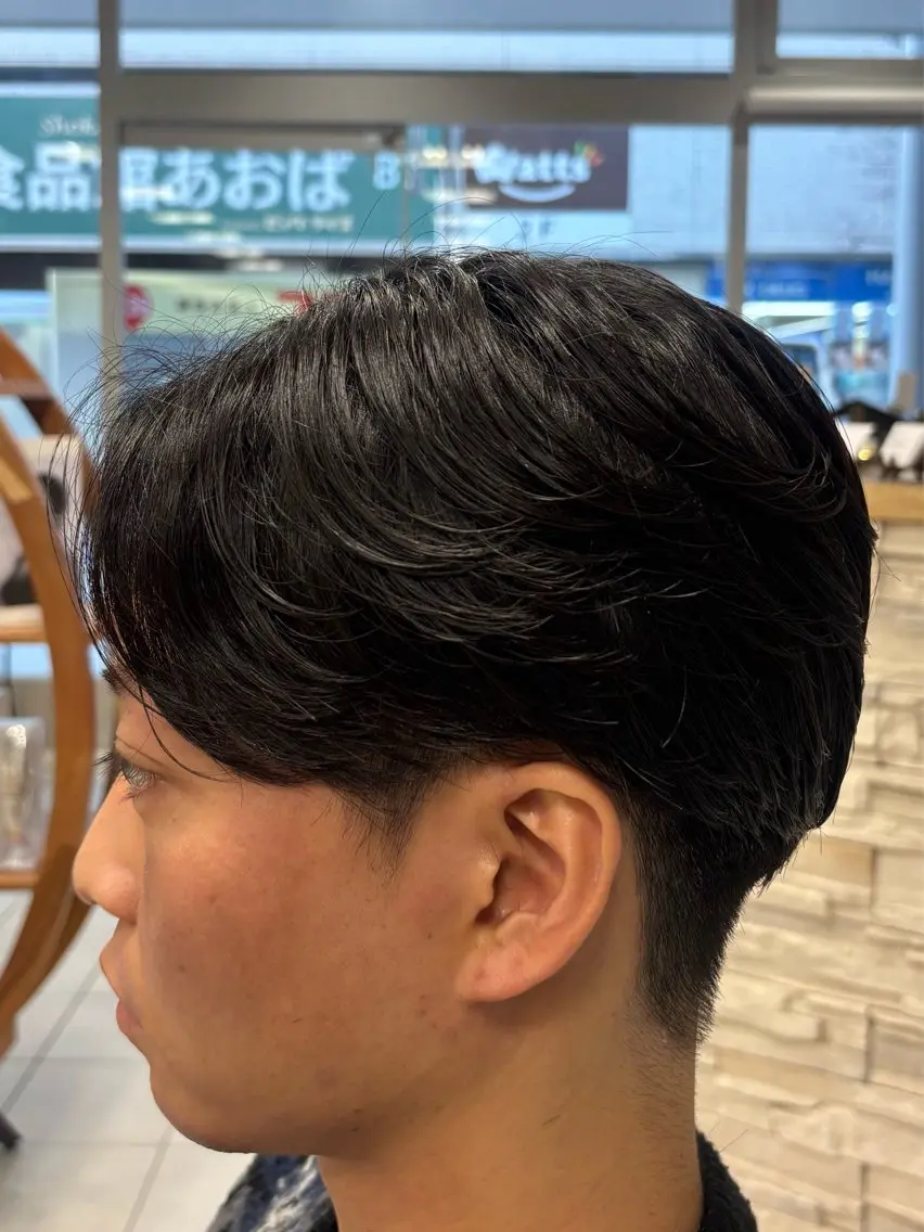 ショート パーマ メンズ カット パーマ メンズ特化韓国風 パーマスタイル/りんのヘアスタイル