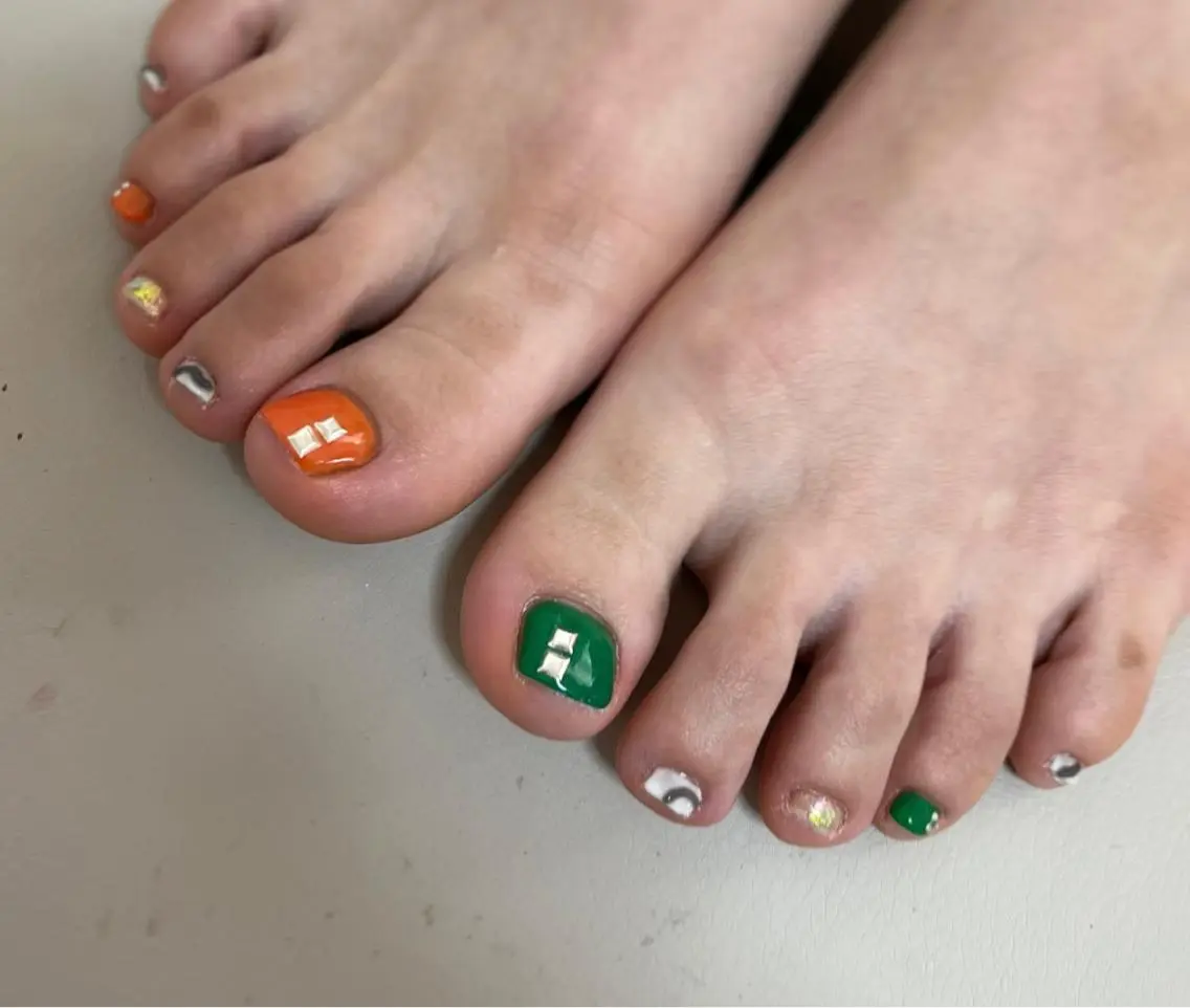 ネイル フットネイル nail M&Tのネイルデザイン