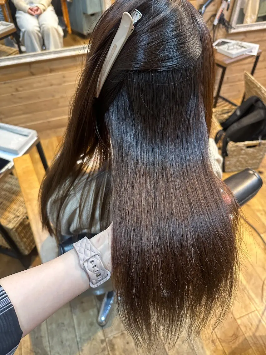 🌟新規20％off🌟カット＋美髪矯正＋プチヘッドスパ🍀の写真