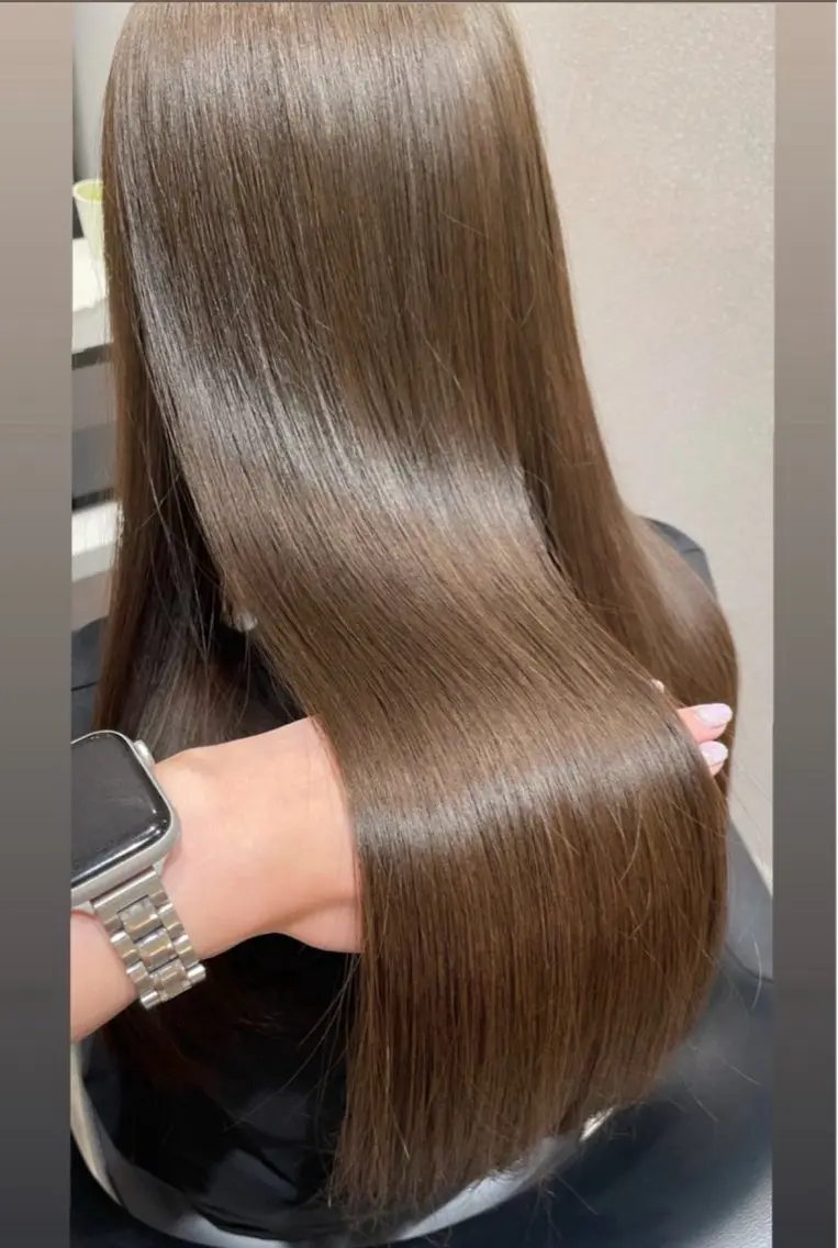 ロング 髪質改善 トリートメント カット ヘアカラー トリートメント ❤︎︎韓国ヘア❤︎︎ 𝑺𝒉𝒊𝒉𝒐のヘアスタイル