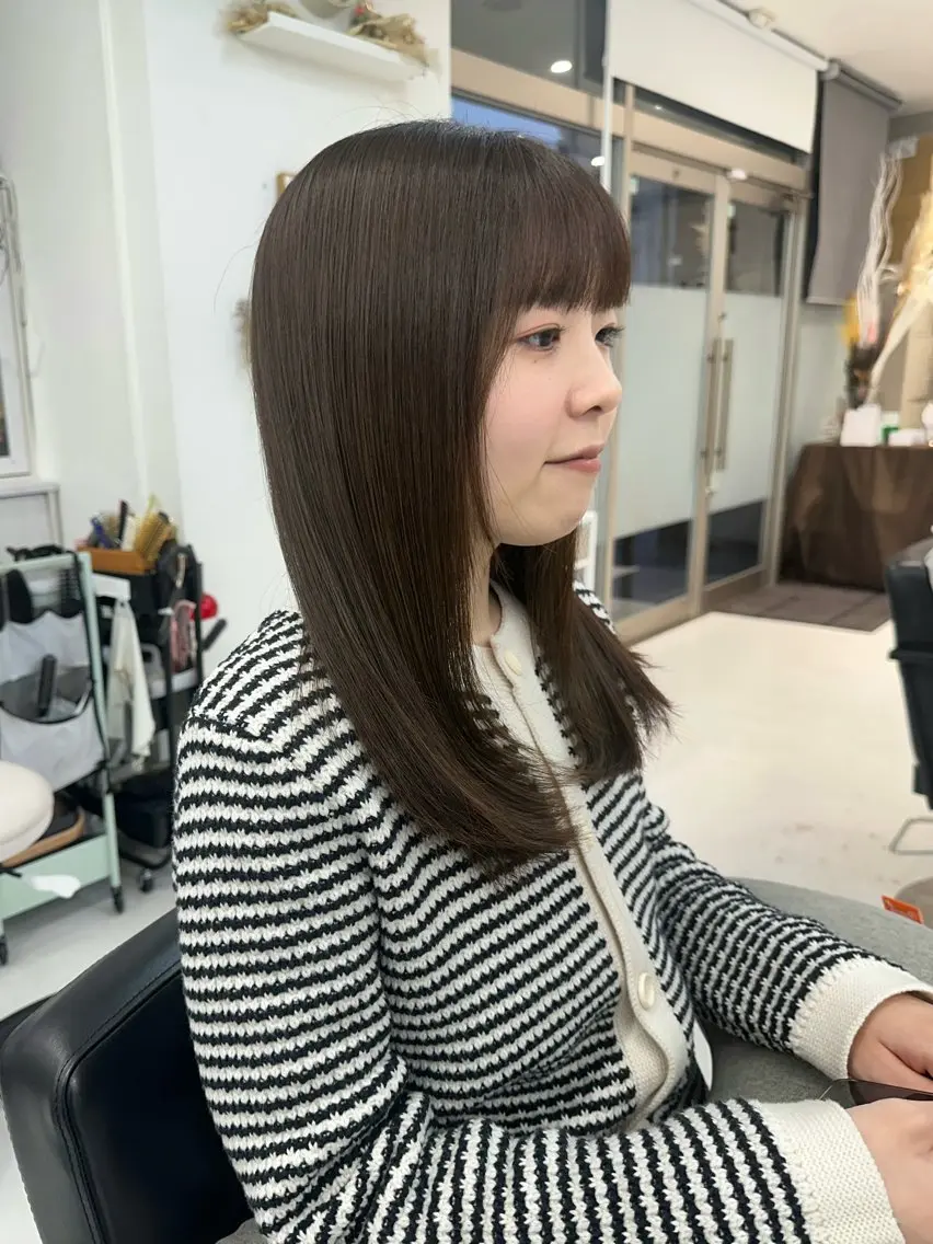 ロング 髪質改善 トリートメント 山崎結菜 髪質改善💎のヘアスタイル
