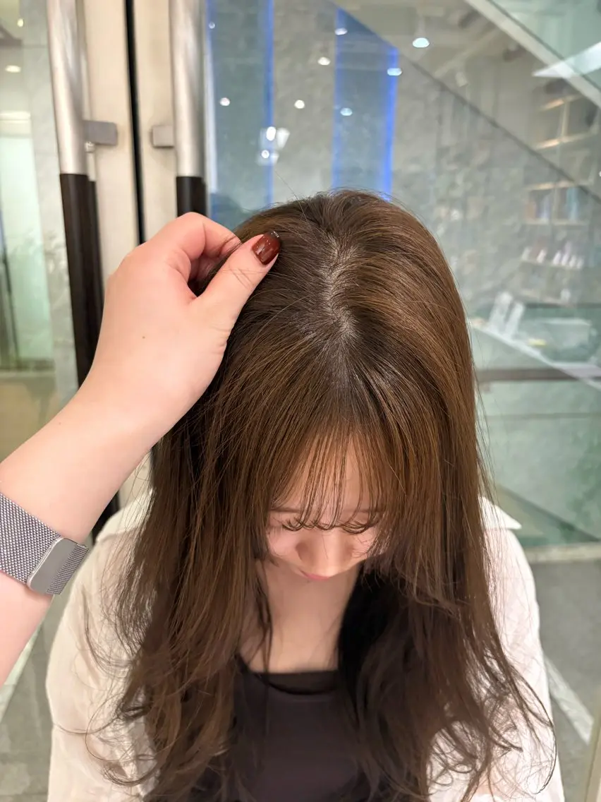 ロング カラー 透明感カラー ヘアカラー SHEAaoyama イソダハルカのヘアスタイル