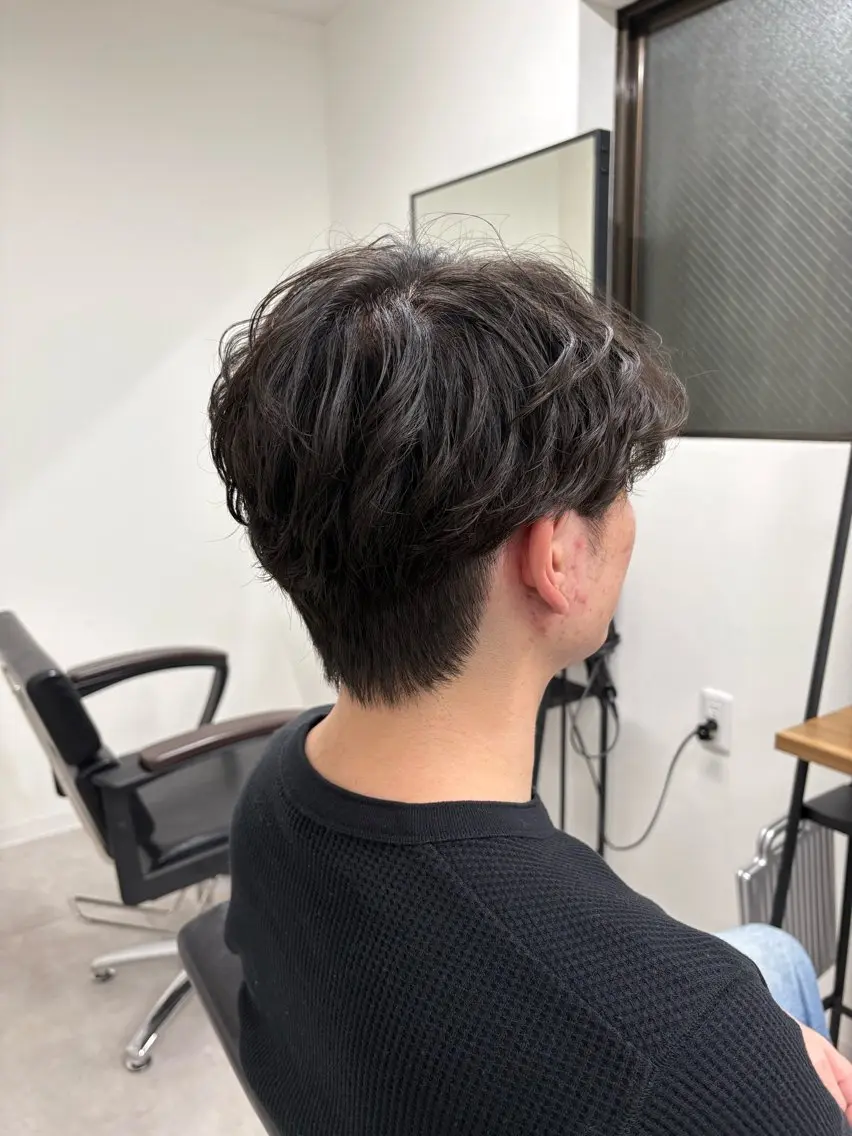 メンズカット×メンズパーマの写真