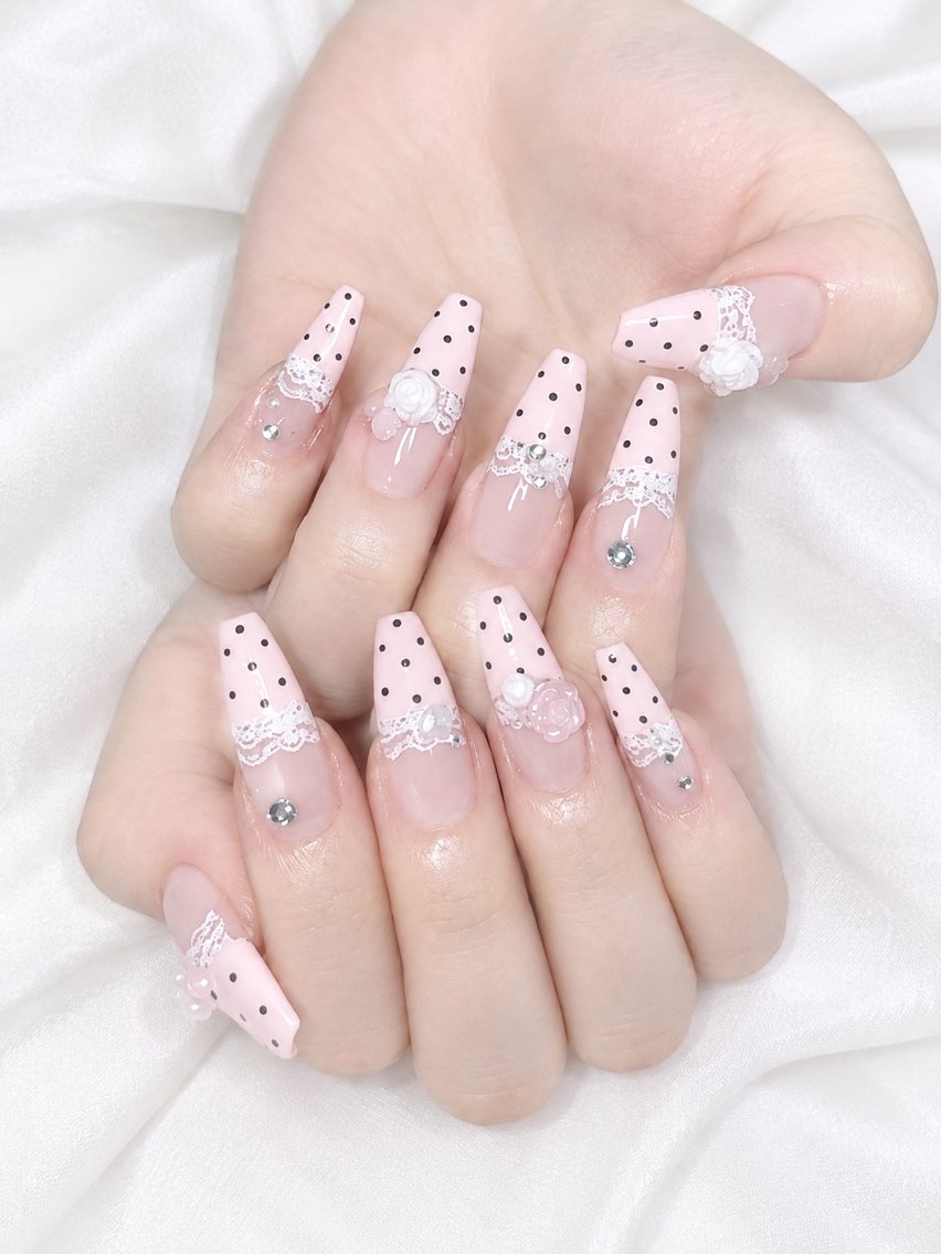 ロング 韓国風ヘア ロング ハンドネイル ハンドケア CHIBI NAIL SALON 船橋のネイルデザイン