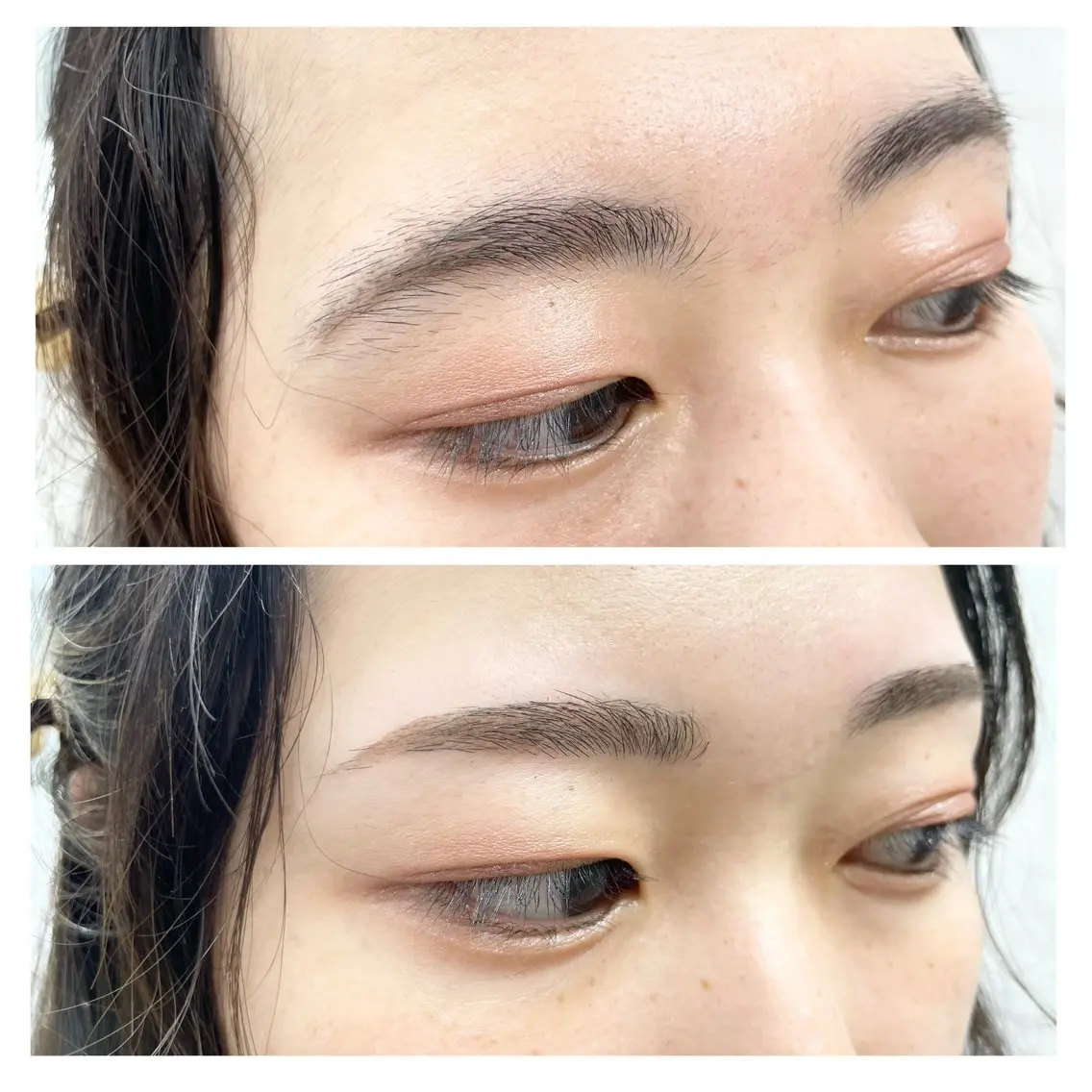 *眉毛wax*メイク込みの写真