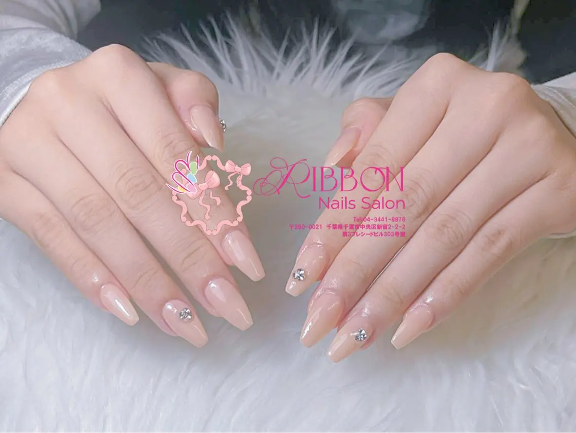 ネイル フレンチネイル ジェルネイル マグネットネイル 持ち込み ニュアンスネイル ハンドネイル Ribbonnail salonのネイルデザイン