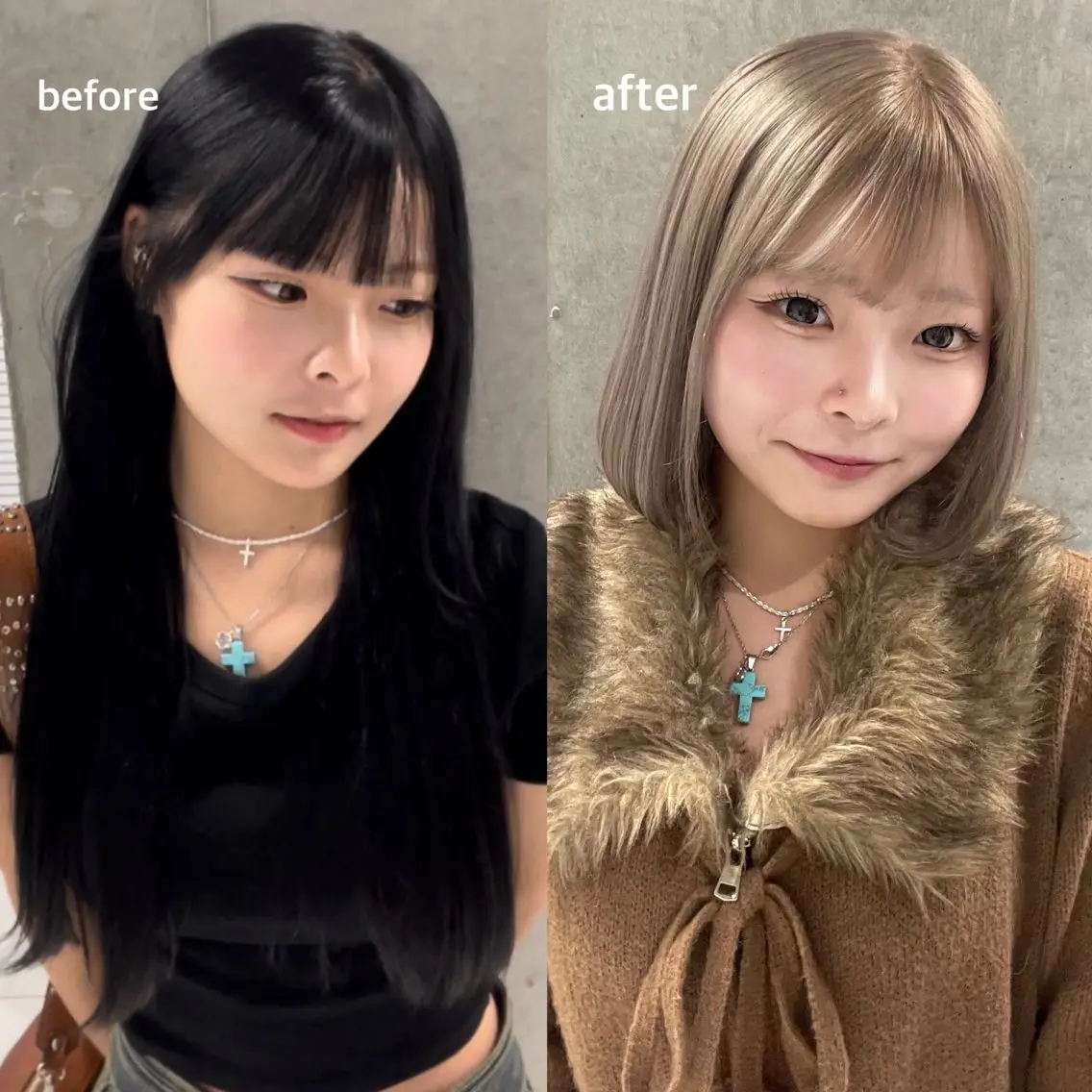 カット+ダブルカラー(ブリーチ込み)+クイックトリートメントの写真