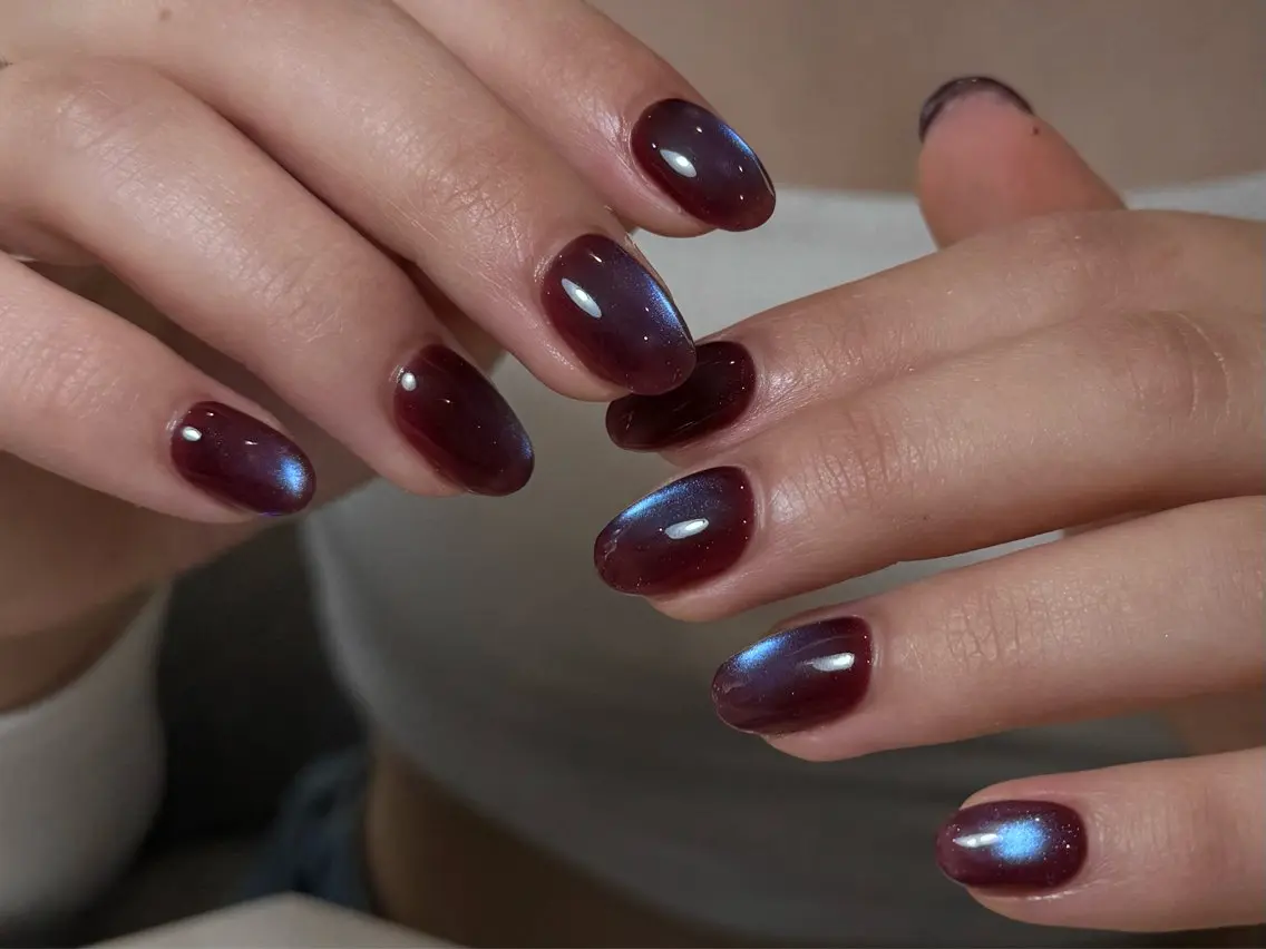 ネイル フレンチネイル マグネットネイル 持ち込み ニュアンスネイル ワンカラーネイル ハンドネイル LINEA.nail Kozueのネイルデザイン