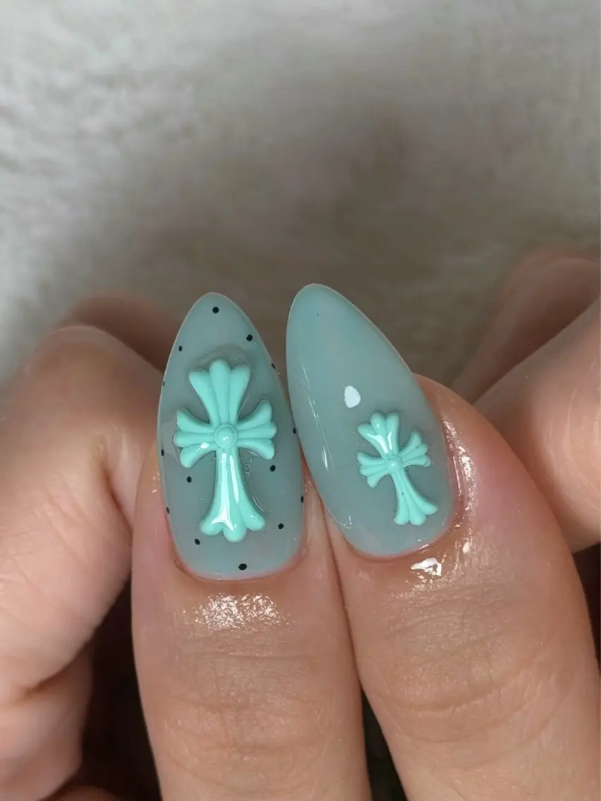 ネイル ワンホンネイル ハンドネイル dimples yuki🎀 ꒷꒦♡のネイルデザイン