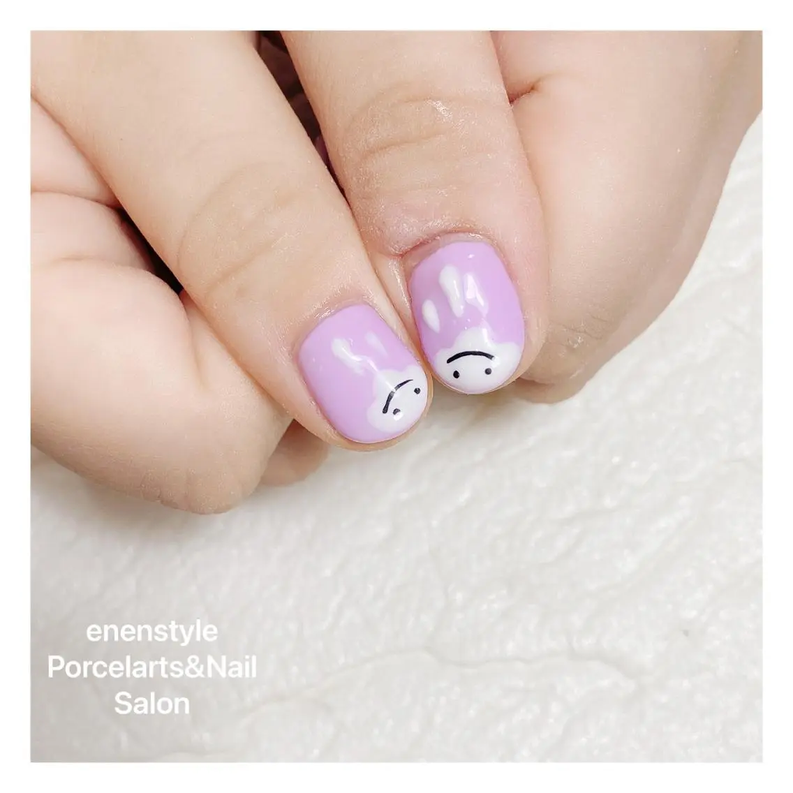 ミディアム ネイル ハンドネイル 🐾enen style 🐾のネイルデザイン