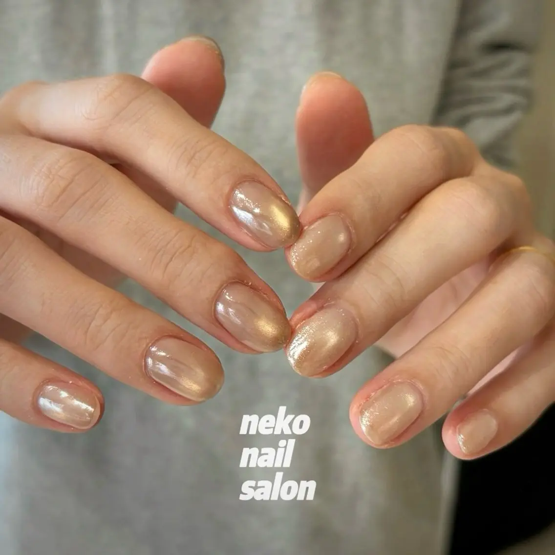 ネイル オーロラネイル マグネットネイル neko nailのネイルデザイン
