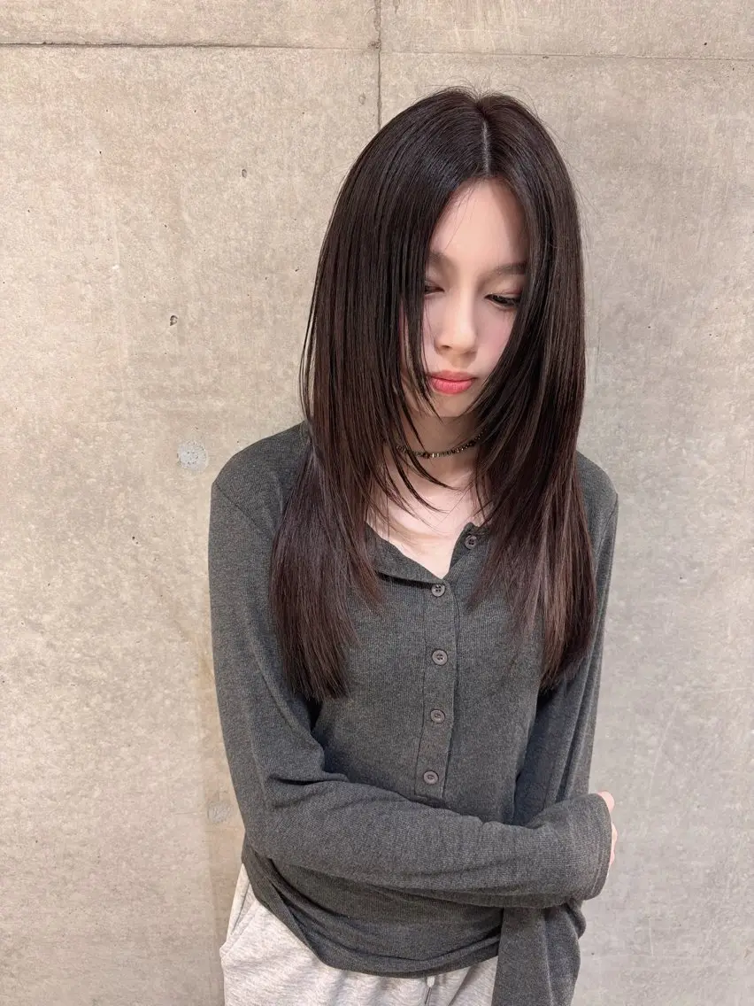似合わせカット+カラーの写真