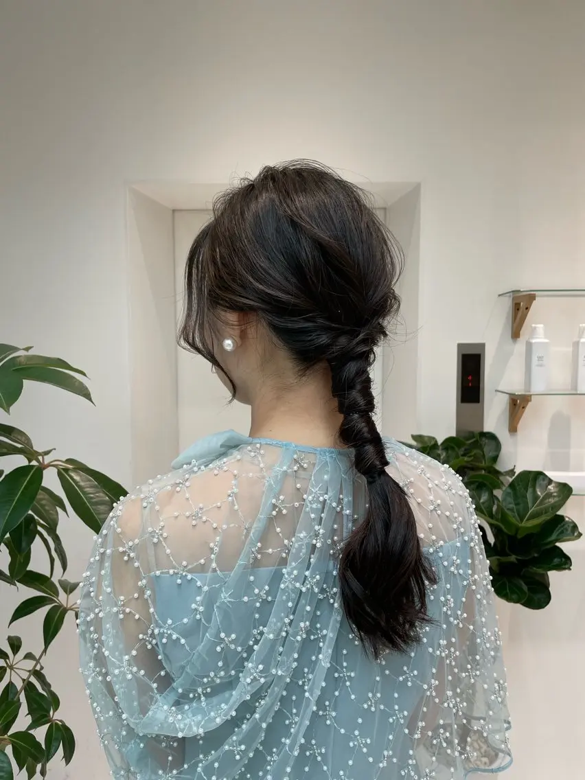 hair set  / hair arrange 🎀✨ 【希望の方は予約リクエストでお送りください🤝🏻】の写真