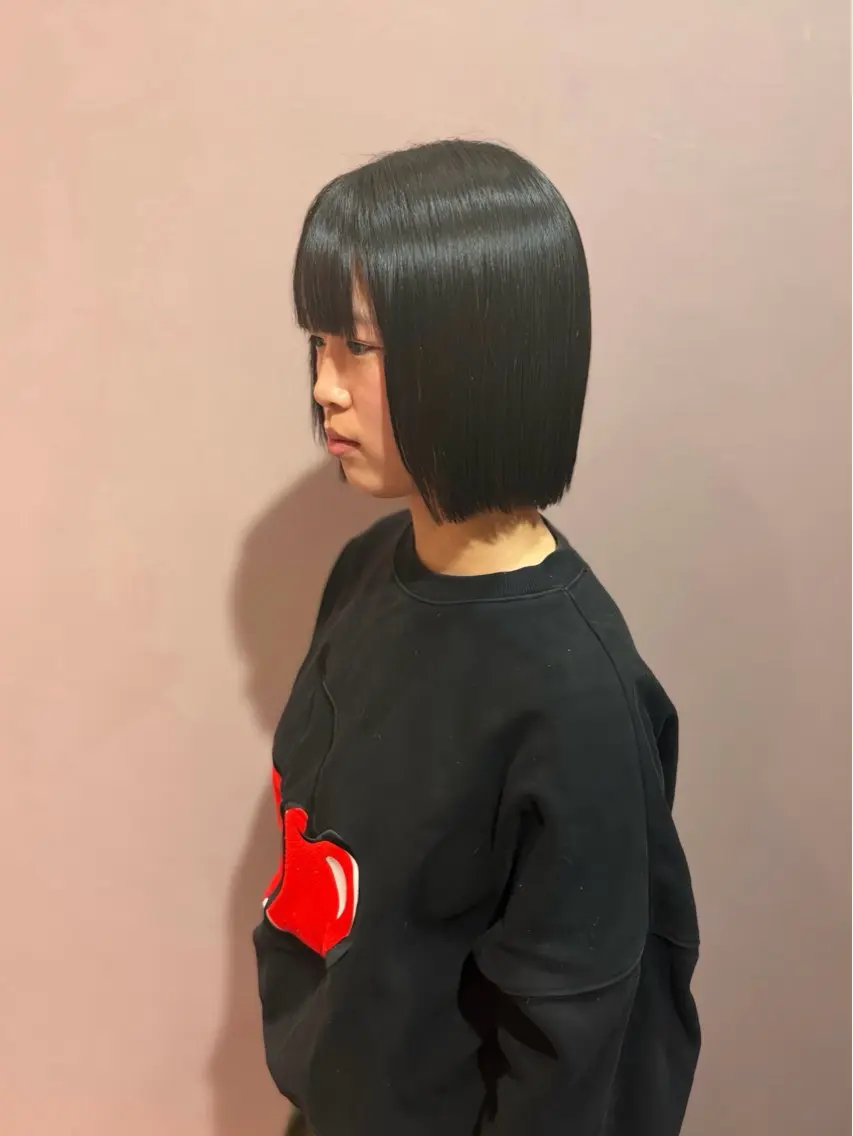 🌱ミニモ学割🌱【切りっぱなしボブカット🌙⟡.·】の写真
