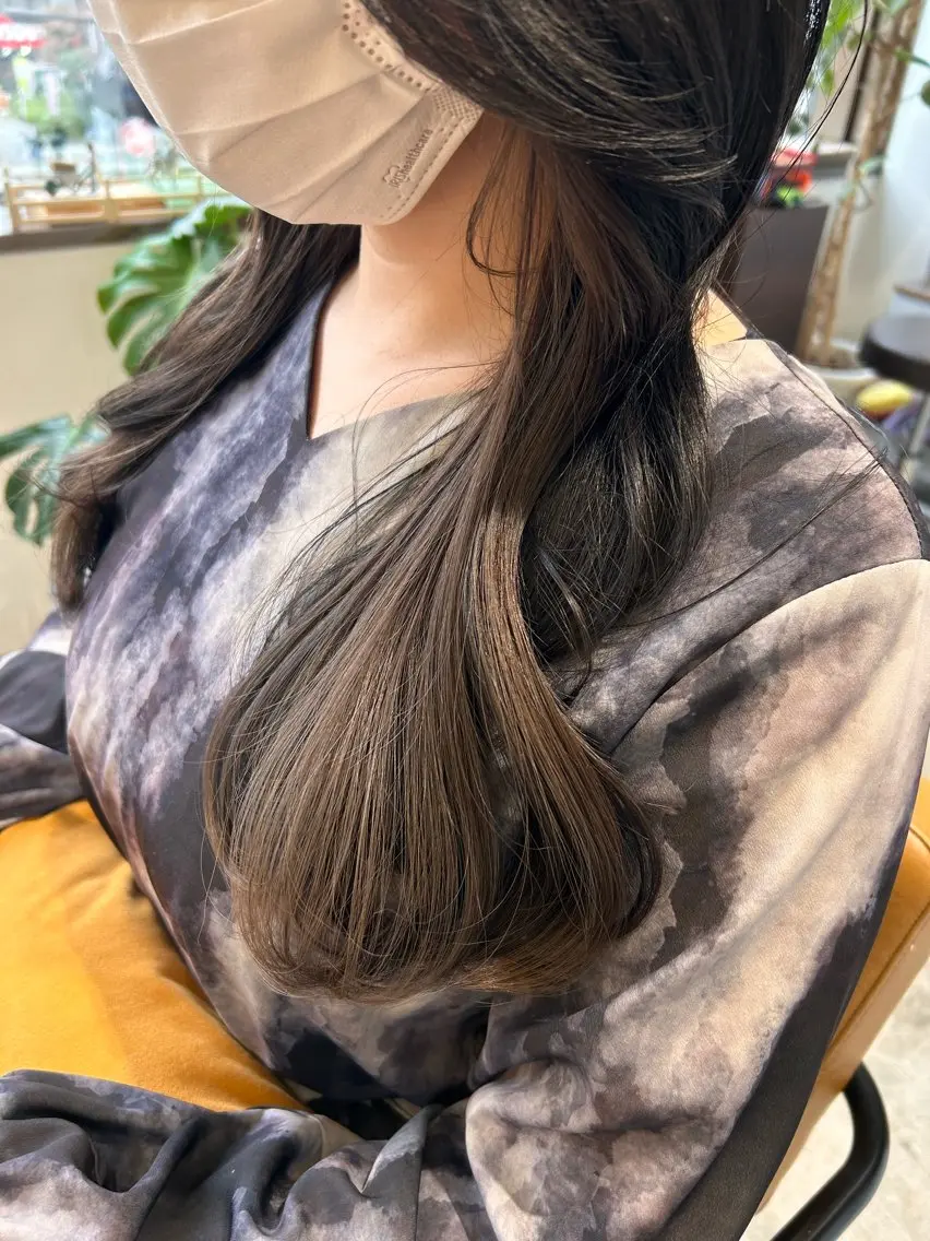 ロング カラー 銀座/骨格診断 垢抜けレイヤー/菅原のヘアスタイル