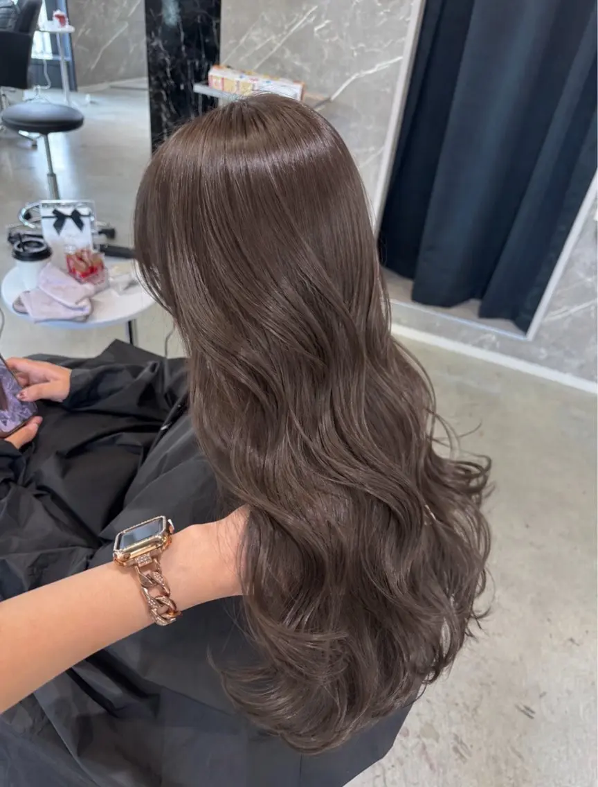 ロング カラー カット ヘアカラー トリートメント 髪質改善🫧 カラー特化/Hinaのヘアスタイル