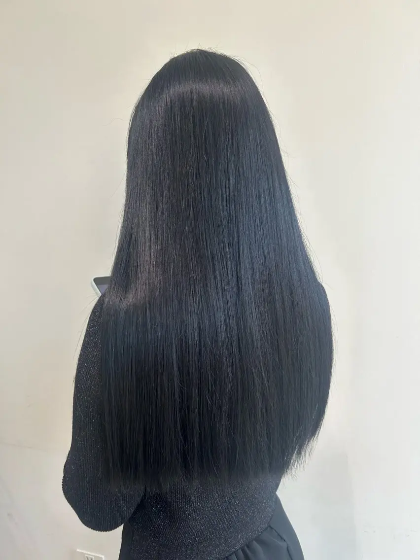 カラー 黒髪 透明感カラー 金谷 都のヘアスタイル