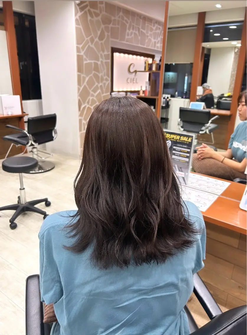 カラー ブラウンカラー ヘアカラー 🎀透明感/レイヤ ー/Kotona🎀のヘアスタイル