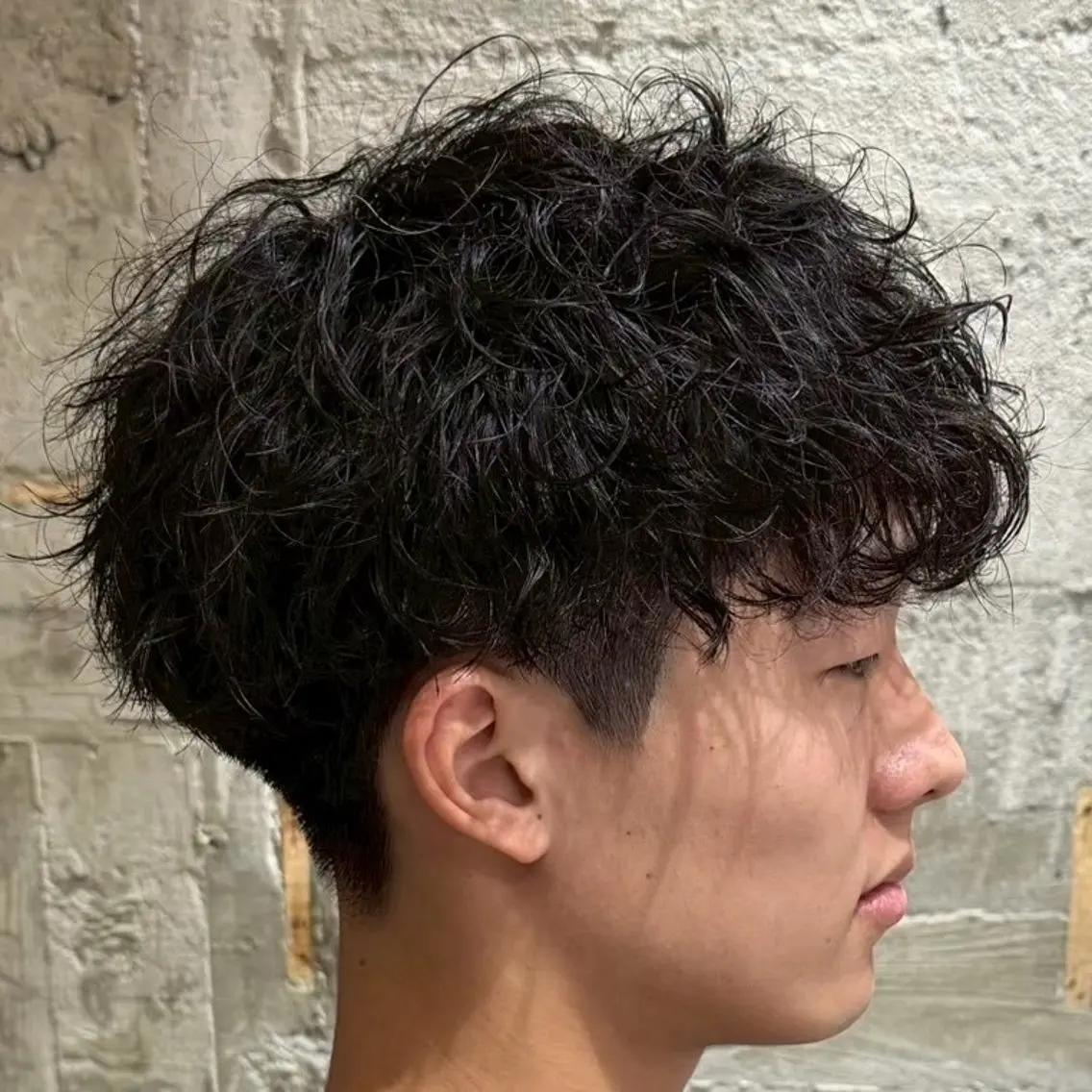 パーマ メンズ 【束感セット】 あおいのヘアスタイル