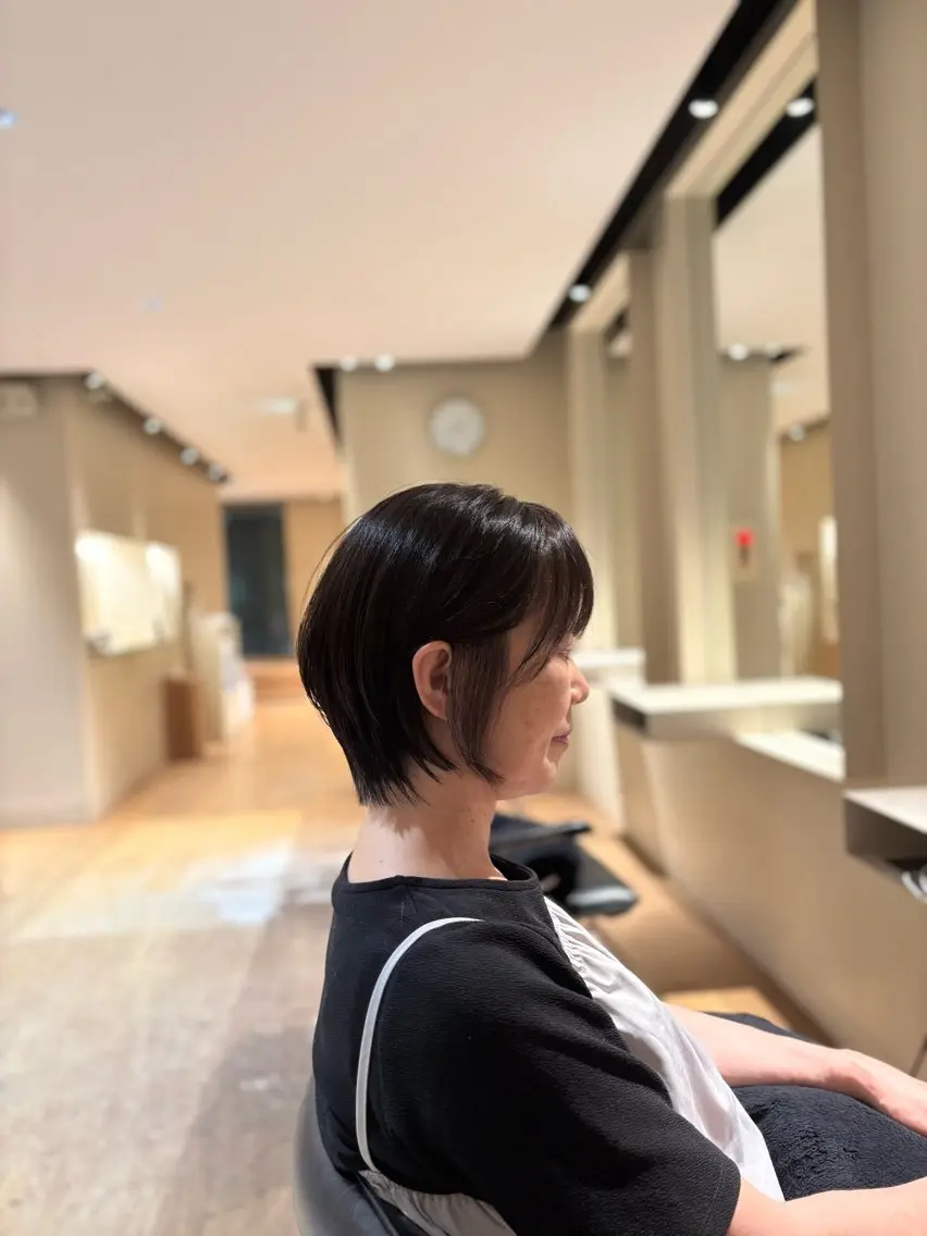 ショート ボブ 北尾 斗唯のヘアスタイル