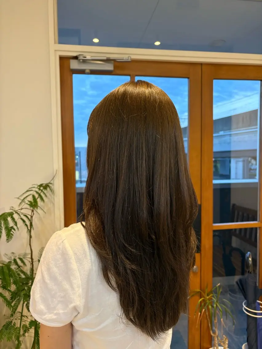 ロング カラー ヘアカラー 安部 美里のヘアスタイル