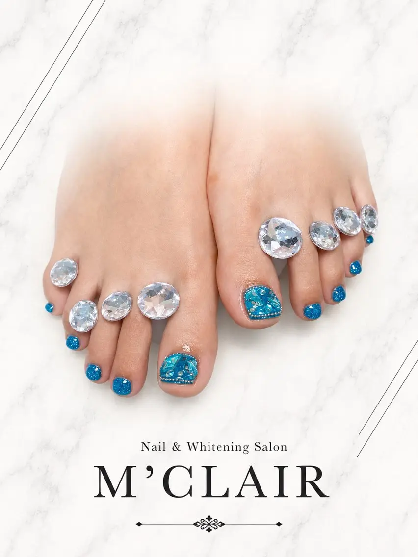 ネイル フットネイル M'CLAIR makikoのネイルデザイン