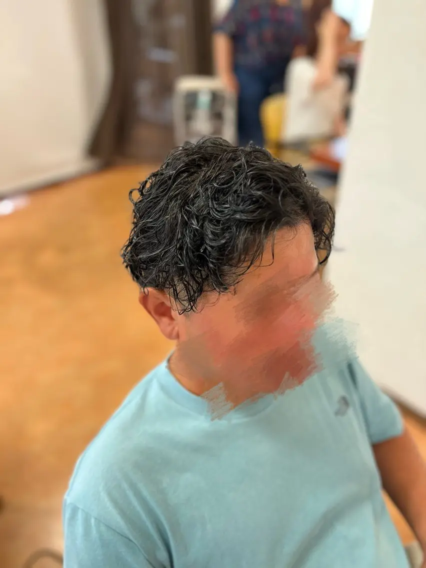 パーマ メンズ メンズパーマ とぐち しおりのヘアスタイル