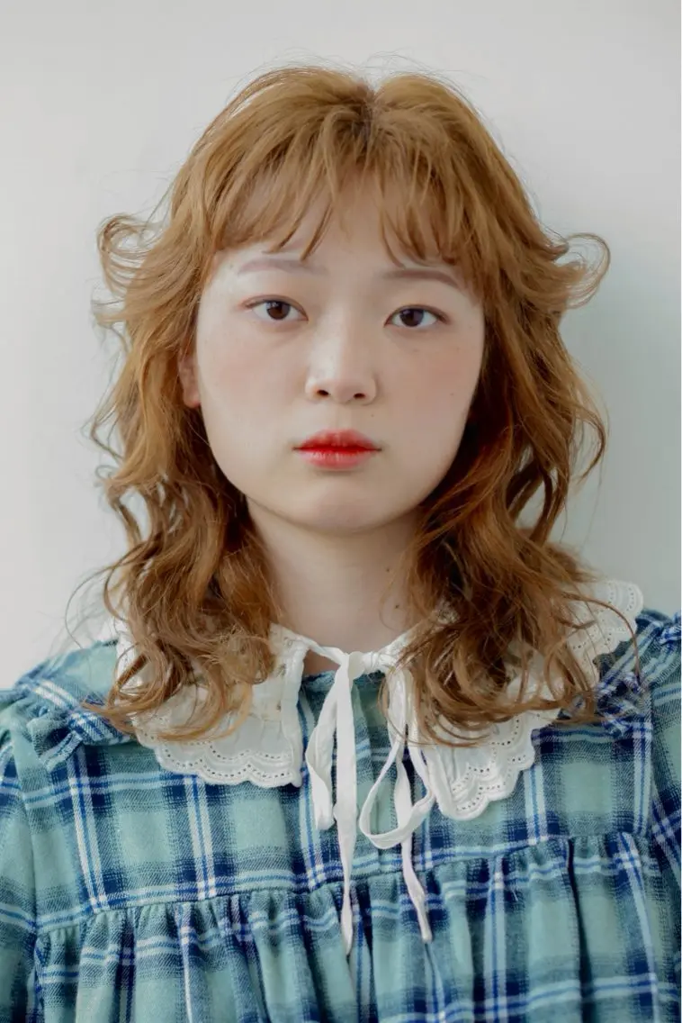 ミディアム カラー ヘアアレンジ ヘアカラー Terve. 梅沢 彩菜美のヘアスタイル