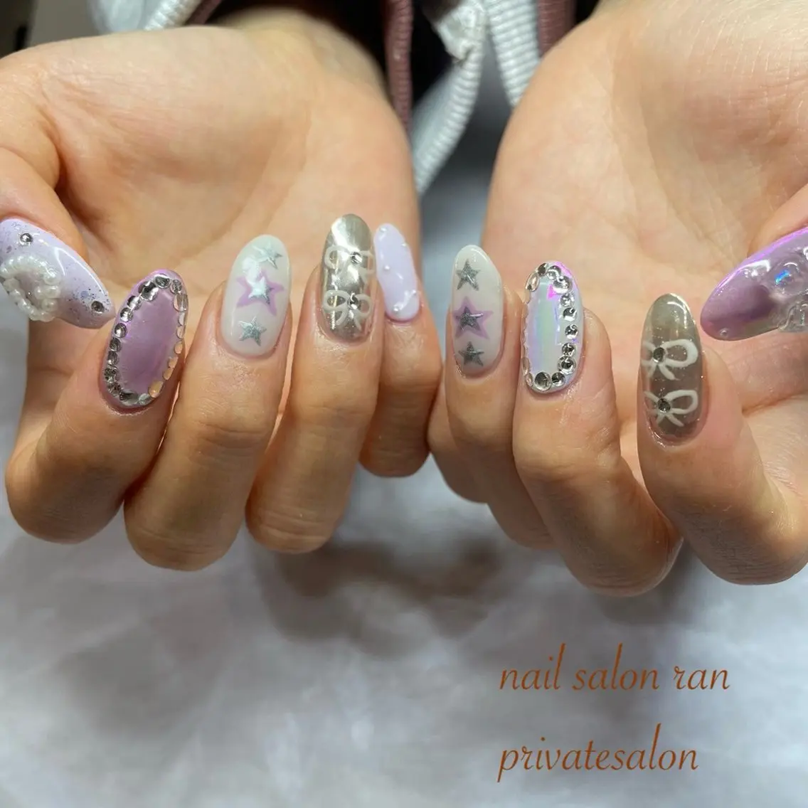 ネイル ハンドネイル ハンドケア nailsalon ranのネイルデザイン