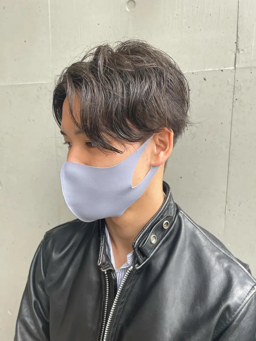《メンズ》メンズカット+シャンプー+セット付きの写真