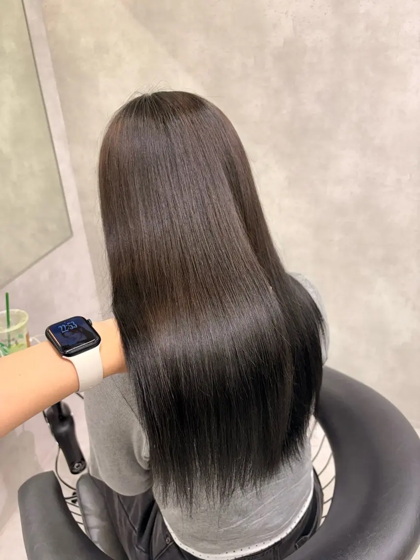 ロング カラー チ サのヘアスタイル